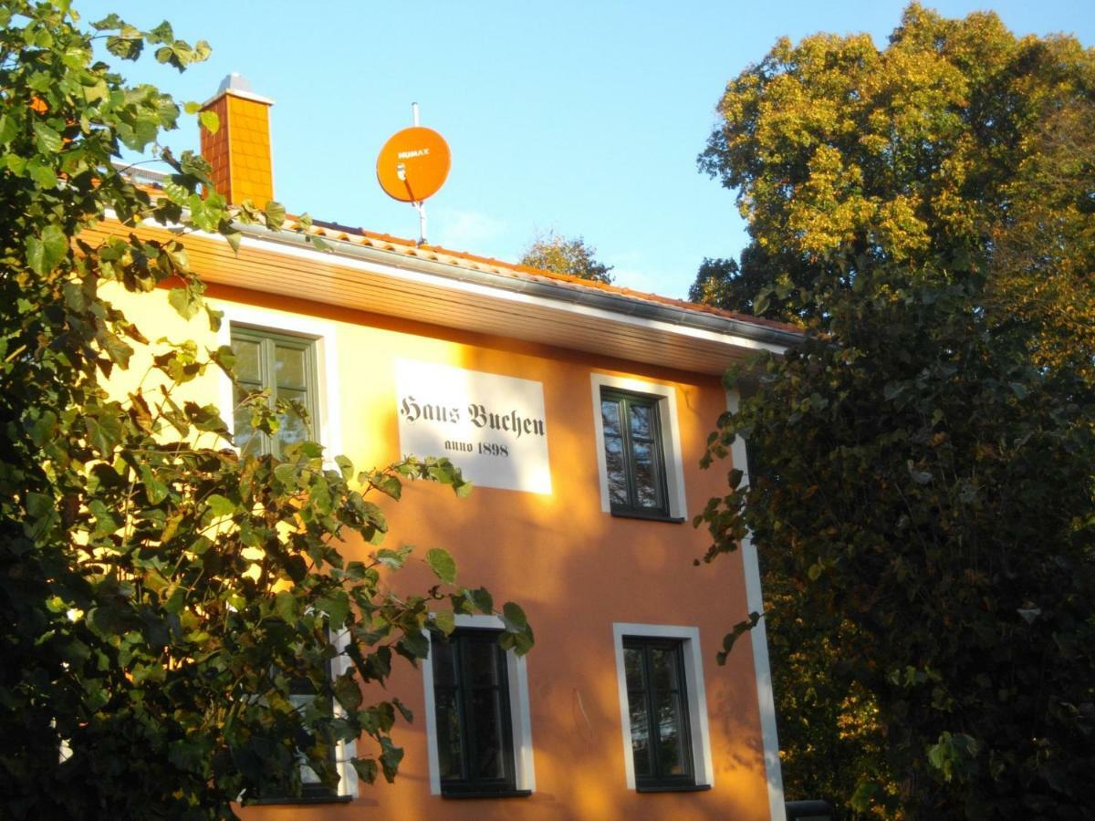 Fewo 2 Ferienwohnung Waren Mueritz - Haus Buchen Am Tiefwarensee - 2 Zi Exteriör bild